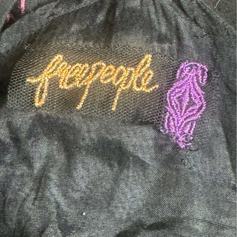NWT Free People Black Magic Embroidered Sheath Dress Sz 10